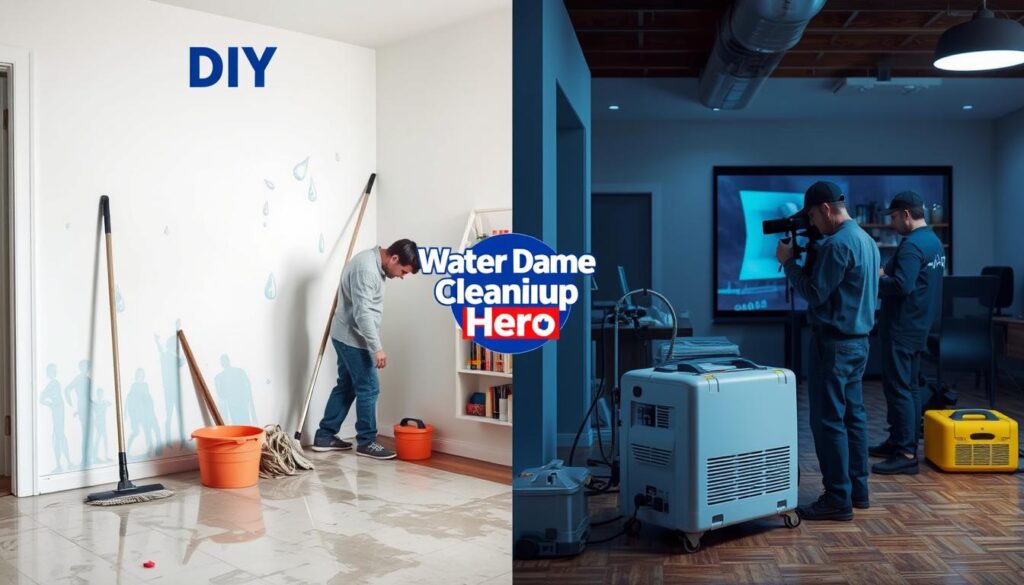 DIY vs Professional Water Damage Restoration