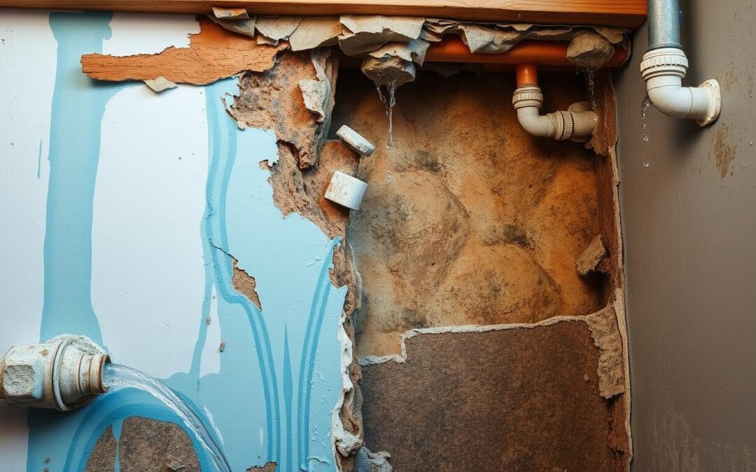 What happens if water gets in your walls?
