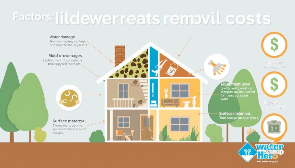mold remediation cost factors