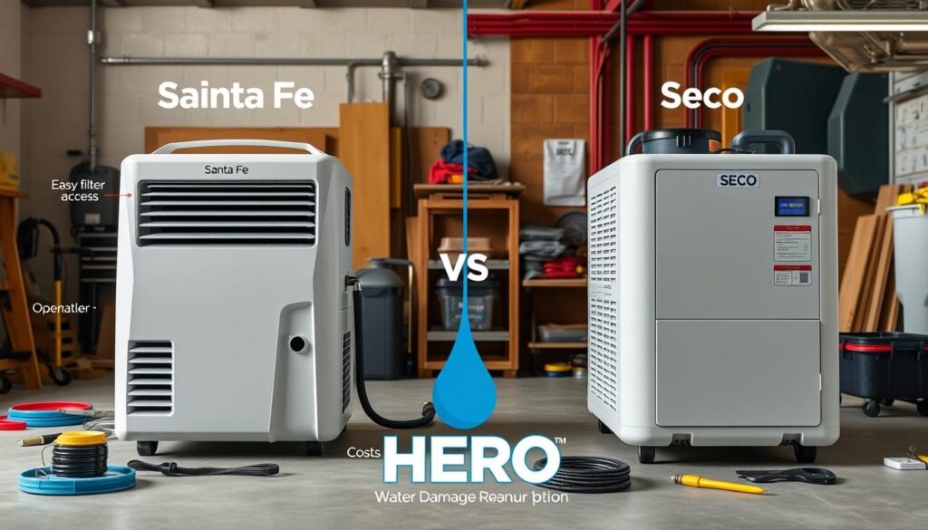 santa fe vs seco dehumidifier maintenance